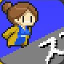 おばあさんが坂を駆け上がるゲームサムネイル